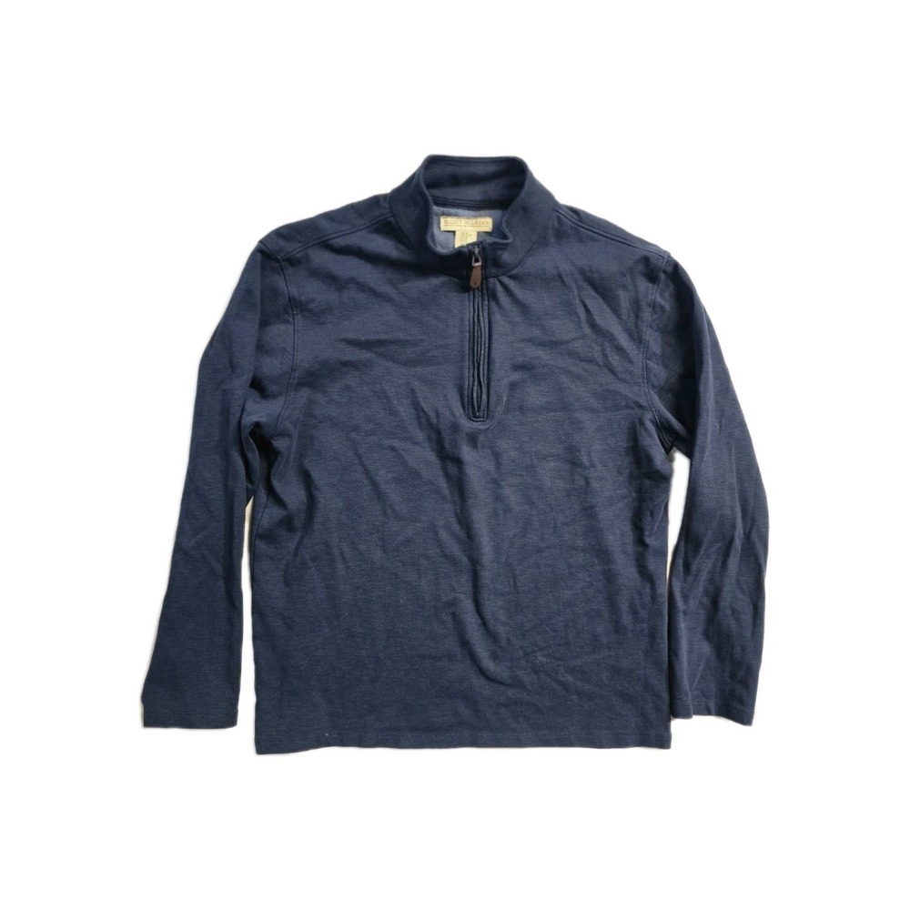 Elliot Mulryan Sweater Mens Medium‎ Blue  1/4 Zip Long Sleeves